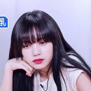 🖤 a4140029 Lisa kpop, blackpink, sängerin, mode, portrait, frau telegram sticker