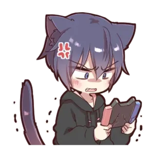 Неко-кун ч.1 - @tg_sticks telegram stickers