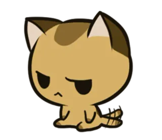 😤 e6acae07 gato, animal, fofo, adesivo, desenho animado whatsapp sticker