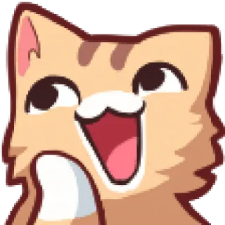 😄 0c656628 猫, 動物, ミーム, かわいい, 幸せ telegram sticker