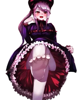 😏 518817cc Shalltear Bloodfallen Overlord Anime, Vampir, Shalltear, Overlord, Gadis Anime, Loli, Kaki, Kaki telegram sticker