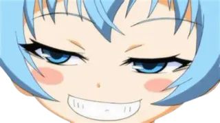 😏 74c670fc Anime, Kartun, Karakter, Menyeringai, Nakal, Gadis telegram sticker