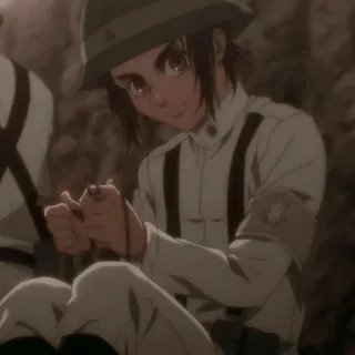 🔫 cbaa3dfd Attack on Titan 动漫, 军事, 角色, 战争, 制服 telegram sticker