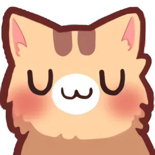 ☺️ 65cab40f gato, lindo, uwu, animal, kawaii, pegatina whatsapp sticker