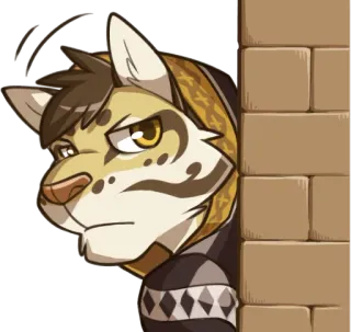 👀 314086f7 퍼리, 의인화, 동물, 만화, 캐릭터 telegram sticker