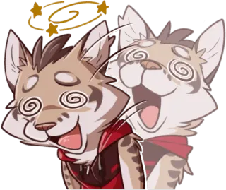 Nekojishi whatsapp stickers