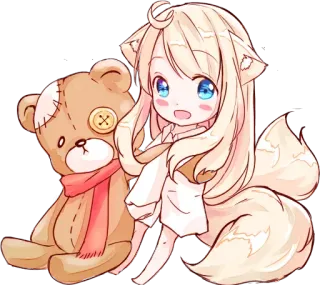 NEKOMIMI @EndL3ss telegram stickers