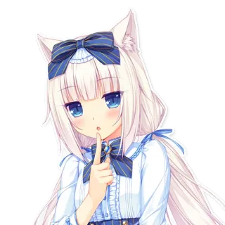 NEKOPARA @IMG_2D whatsapp stickers