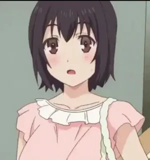 🍑 b4e2f2df anime, chica, personaje whatsapp sticker