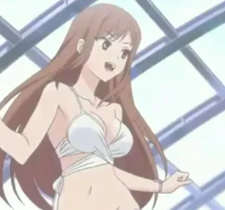 🍑 f2c21464 Anime, Chica, Traje de baño, Dibujo animado, Ropa de baño whatsapp sticker