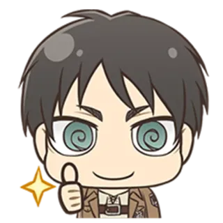 Attack on Titan Chimi-Chara Ver telegram stickers