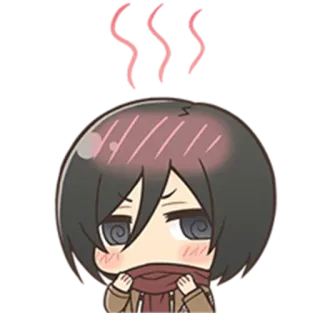Attack on Titan Chimi-Chara Ver whatsapp stickers