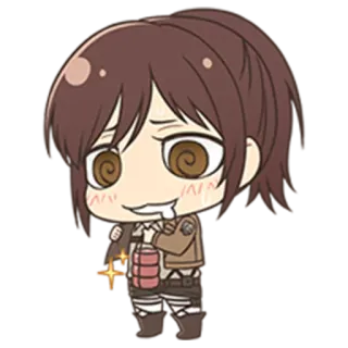 Attack on Titan Chimi-Chara Ver telegram stickers