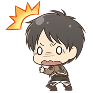 Attack on Titan Chimi-Chara Ver telegram stickers