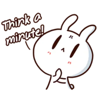 Moose the rabbit & Babe Carrot whatsapp stickers