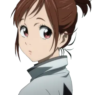 😗 0ac8f4fb anime, girl, character, female, cute, illustration whatsapp sticker