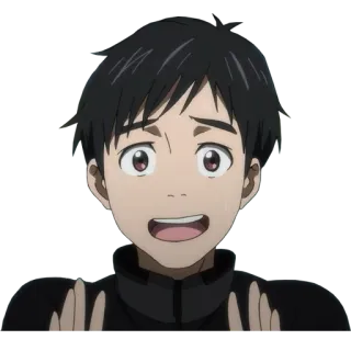 😓 86a8e24b anime, cartoon, character, portrait, smiling, man whatsapp sticker