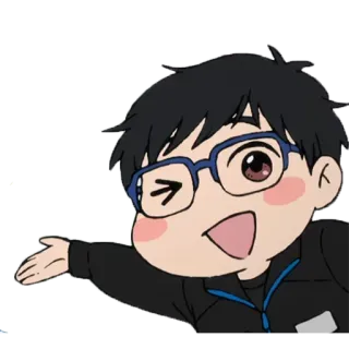 😉 a64db8f1 anime, cartoon, character, cheerful, cute whatsapp sticker