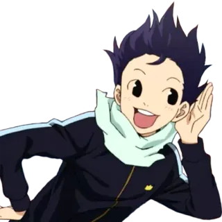 😃 da81a719 Anime, Personnage, Sourire, Garçon, Dessin animé telegram sticker