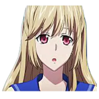 😯 911bc75c Anime, Kreskówka, Dziewczyna, Blondynka, Postać, Animacja telegram sticker
