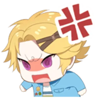 😡 c6fa2735 Yoosung Mystic Messenger boos, anime, chibi, Mystic Messenger, Yoosung telegram sticker
