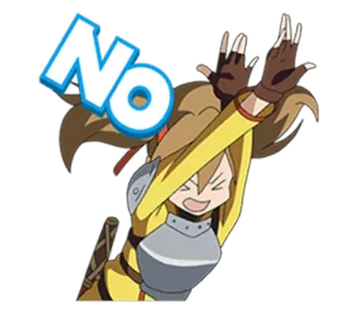 ❌ d64faaa4 No いいえ, 拒否, アニメ, 漫画, 拒絶, 反対, 否定 telegram sticker