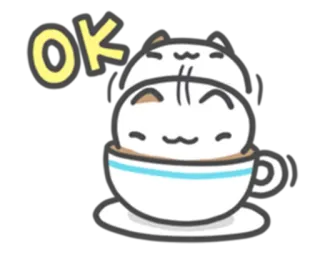 Foam Cat & Capoo @Nekosticker telegram stickers