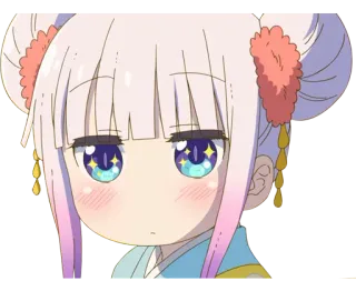 😍 4186eaab Kanna Kamui Miss Kobayashi's Dragon Maid Anime, Drache, süß, Mädchen telegram sticker