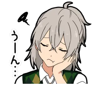 😤 4f6caf91 うーん… アニメ, 漫画, 眠い, 疲れた, ぐったり, ぷんすか telegram sticker