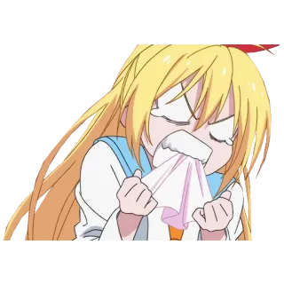 😠 c542be8f Anime, Cartone animato, Ragazza, Arrabbiata, Triste, Piangente whatsapp sticker