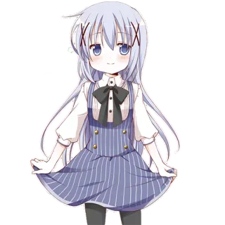 😊 8c4f040b Anime, Hoạt hình, Cô gái, Nhân vật, Dễ thương, Kawaii telegram sticker