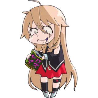 🤢 14f8c151 ダガシ 动漫, 卡通, 零食, 漫画, 可爱, 日本 telegram sticker