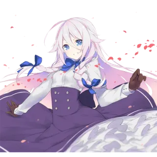 😁 55cd7343 动漫女孩, 卡哇伊, 可爱, 艺术, 插画, 漫画, 数字艺术 telegram sticker