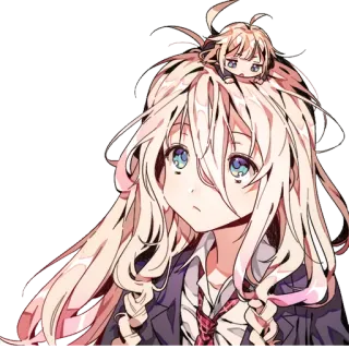 😶 6c549496 动漫, 漫画, 女孩, 可爱, 插画 telegram sticker