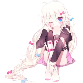 😢 859c59fb 动漫, 可爱, 女孩, 卡哇伊, 漫画, 卡通 telegram sticker