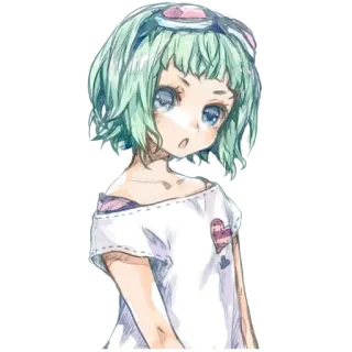 😠 21978362 Anime, Meisje, Schattig, Personage, Manga telegram sticker