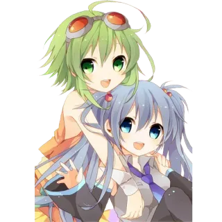 ❤️ 37a9f691 Anime, Meisjes, Cartoon, Vrienden, Kawaii, Leuk telegram sticker