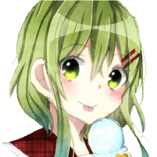 😋 e4e8652d Anime, Manga, Ijs, Kawaii, Cartoon, Meisje telegram sticker