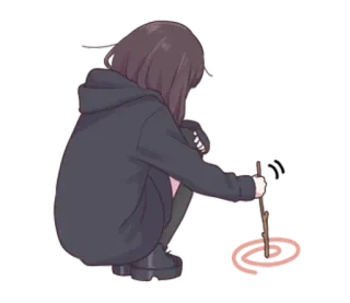 Menhera-chan. EN @Nekosticker telegram stickers