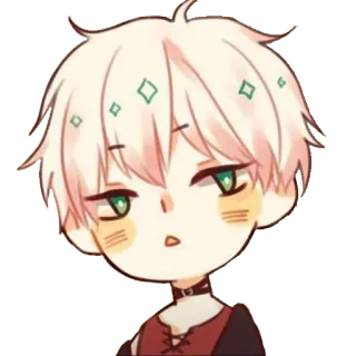 😮 0a5de19d อนิเมะ, ตัวละคร, น่ารัก, ภาพวาด, สติกเกอร์ telegram sticker