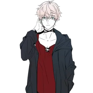 😒 1ff6dc4a อนิเมะ, มังงะ, ตัวละคร, ผู้ชาย, เสื้อฮู้ด telegram sticker