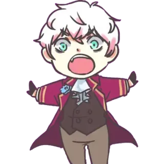 😦 2f54ef2b จิบิ, การ์ตูน, ตัวละคร, แฟนอาร์ต, ดิจิทัลอาร์ต telegram sticker