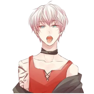 😛 445b4d39 อนิเมะ, การ์ตูน, มังงะ, ตัวละคร, ศิลปะ telegram sticker