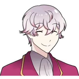 😊 795f67ae อนิเมะ, การ์ตูน, ยิ้ม, ผู้ชาย telegram sticker