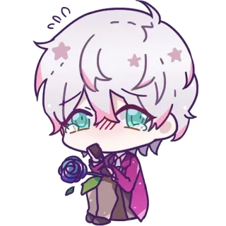 😢 8ecf07db จิบิ, อนิเมะ, เศร้า, กุหลาบ, ช็อกโกแลต, คาวาอิ telegram sticker