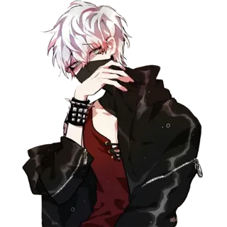 😛 eb95cb94 อนิเมะ, มังงะ, ตัวละคร, โกธิค, อีโม, ศิลปะ, สติกเกอร์ telegram sticker