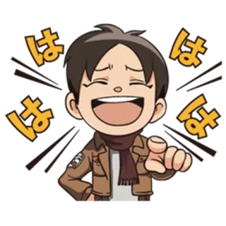 Attack on Titan Animated Stickers telegram stickers