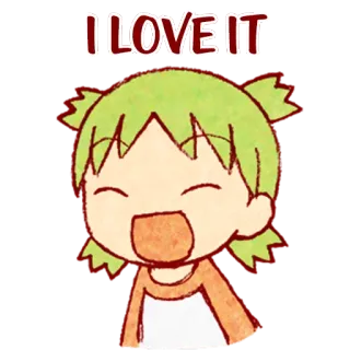 😄 1e609772 I LOVE IT 愛, ワクワク, 幸せ, 熱狂的 whatsapp sticker