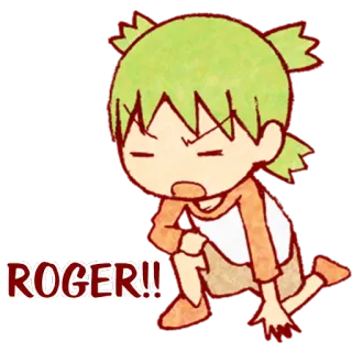 Yotsuba&! Sticker 2 @Nekosticker telegram stickers