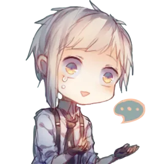😢 2abe173b Atsushi Nakajima Bungo Stray Dogs Anime, Chibi, Atsushi Nakajima, Bungo Stray Dogs whatsapp sticker